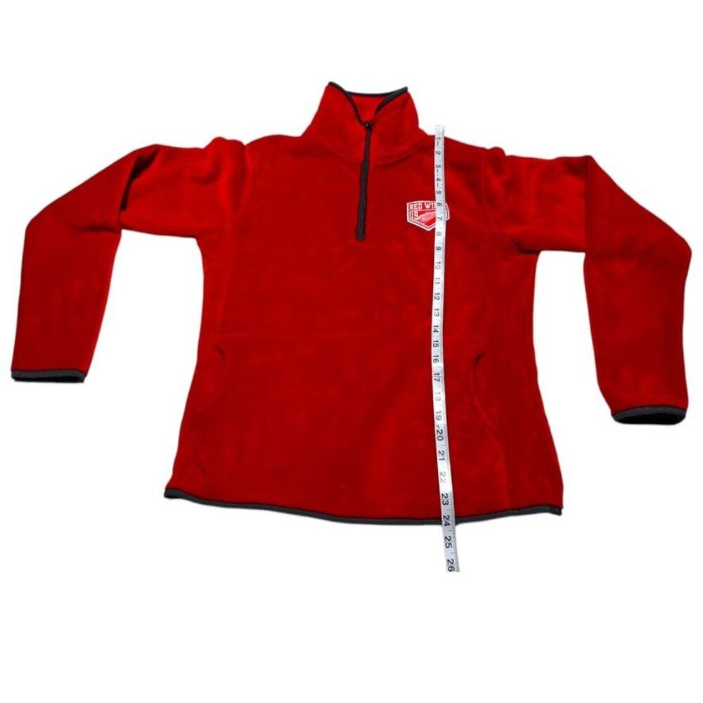 Detroit Redwings Red Fleece Pullover SIze Medium - Picture 4 of 8
